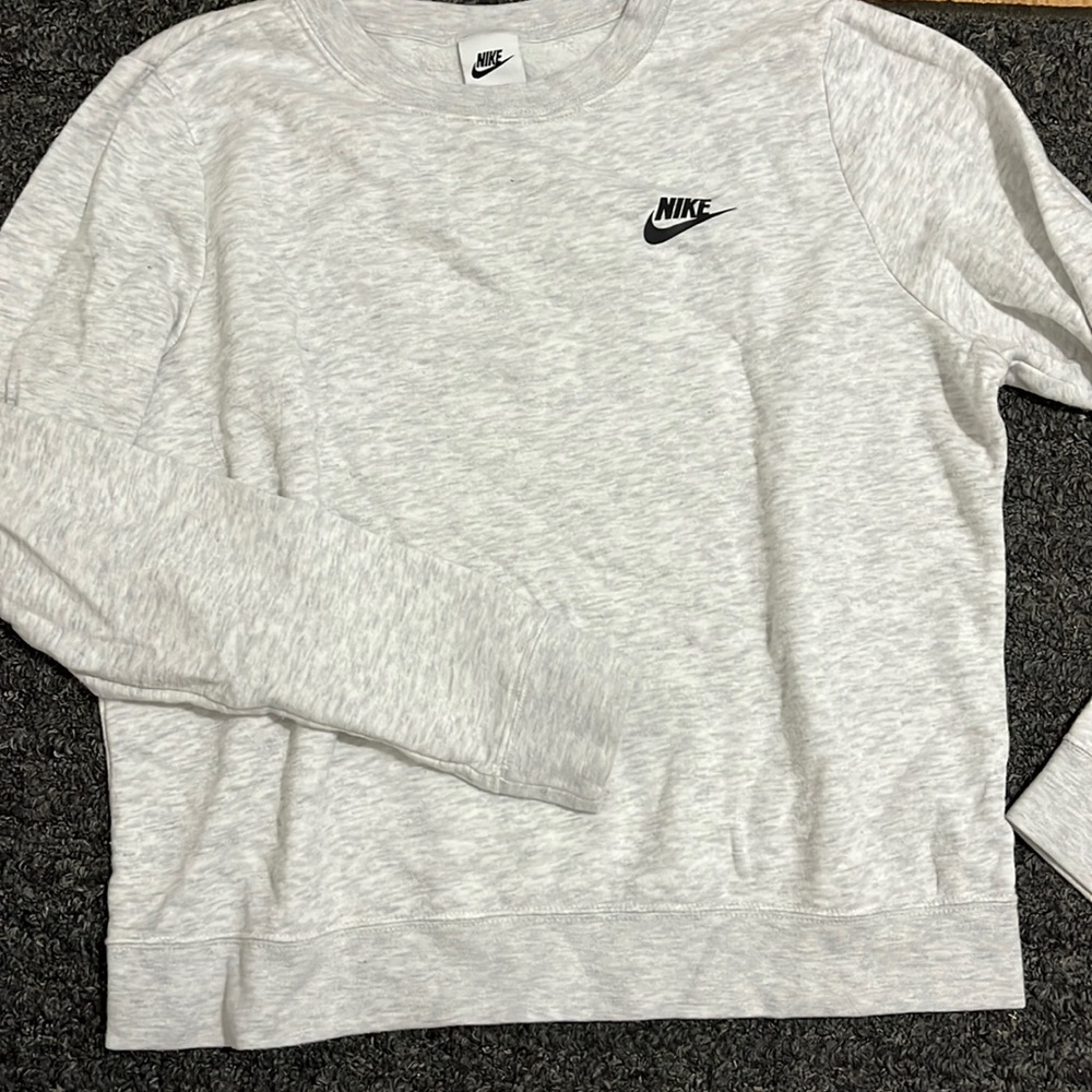 Light gray size medium nike crewneck